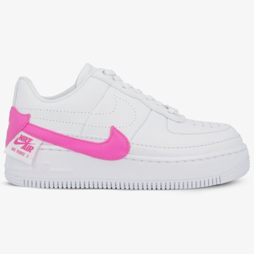 Buty sportowe damskie Nike do biegania air force białe bez wzorów 