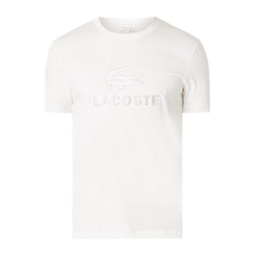 T-shirt o kroju regular fit z wyhaftowanym logo  Lacoste M Peek&Cloppenburg 