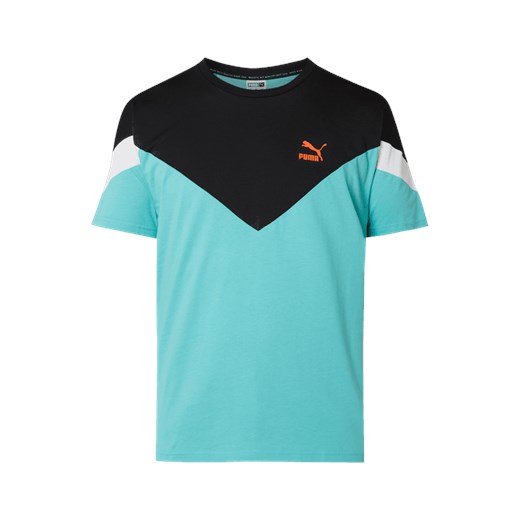 T-shirt o kroju slim fit o trójkolorowym designie Puma Performance  XXL Peek&Cloppenburg 