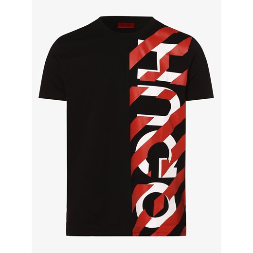HUGO - T-shirt męski – Denxi, czarny