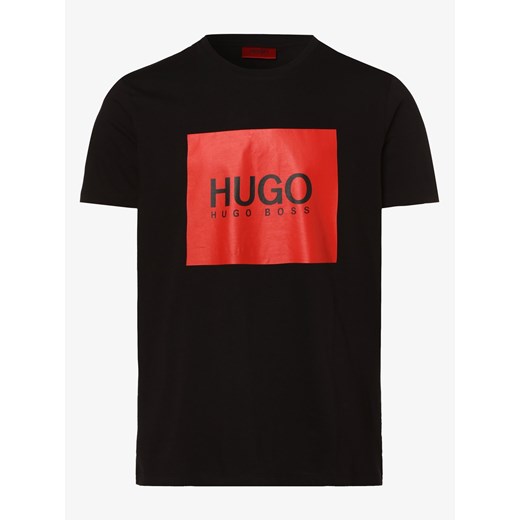 HUGO - T-shirt męski – Dolive194, czarny