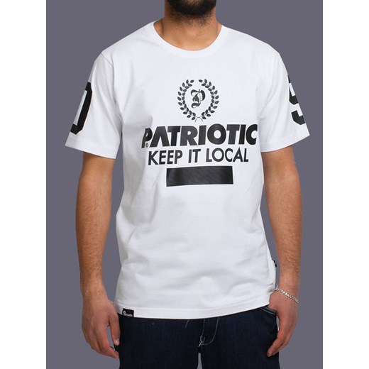 Biały t-shirt męski Patriotic 
