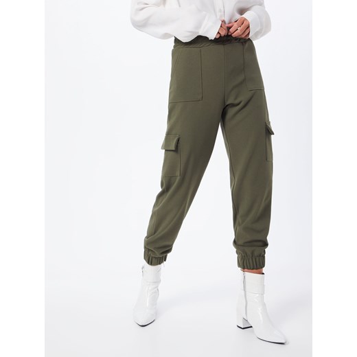 Spodnie damskie Sister'S Point w wojskowym stylu z tkaniny 
