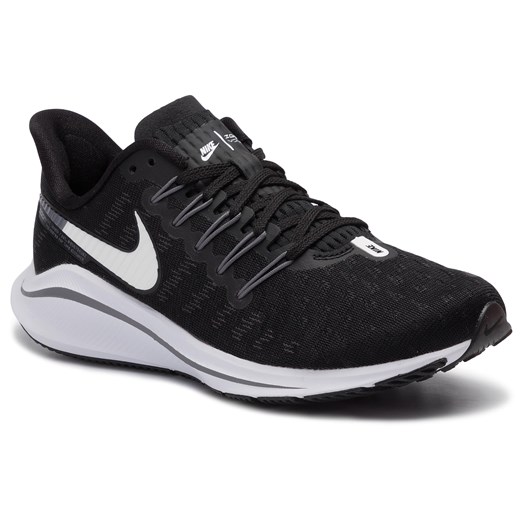 Buty sportowe damskie czarne Nike dla biegaczy zoom na płaskiej podeszwie 