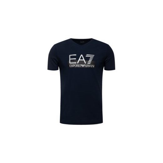 T-shirt męski Ea7 Emporio Armani w stylu młodzieżowym z krótkim rękawem 