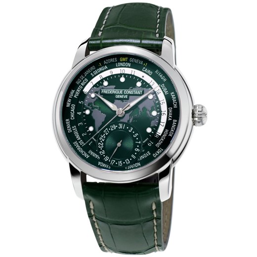 Zielony zegarek Frederic Constant 