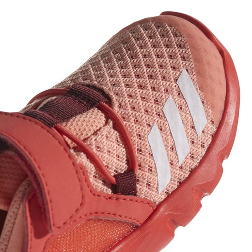 Buty sportowe dziecięce czerwone Adidas na rzepy 