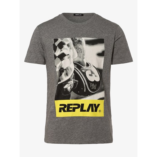 T-shirt męski Replay z krótkimi rękawami 