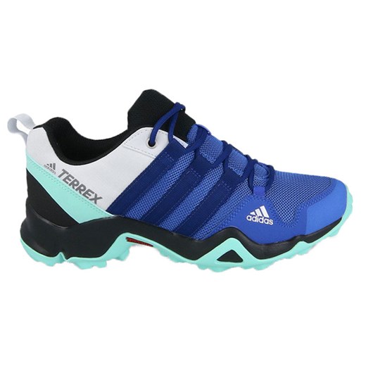 Buty sportowe dziecięce niebieskie Adidas wiązane na wiosnę 