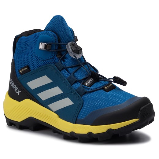 Buty trekkingowe dziecięce Adidas gore-tex wiązane gładkie 