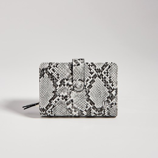 Mohito - Mały portfel z tłoczonym wzorem - Szary  Mohito One Size 