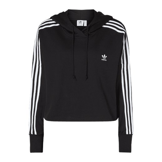 Bluza sportowa Adidas Originals czarna z aplikacją bawełniana 