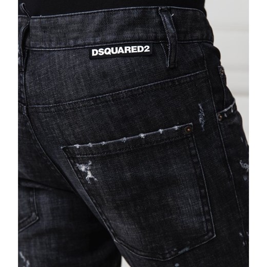 Granatowe jeansy męskie Dsquared2 
