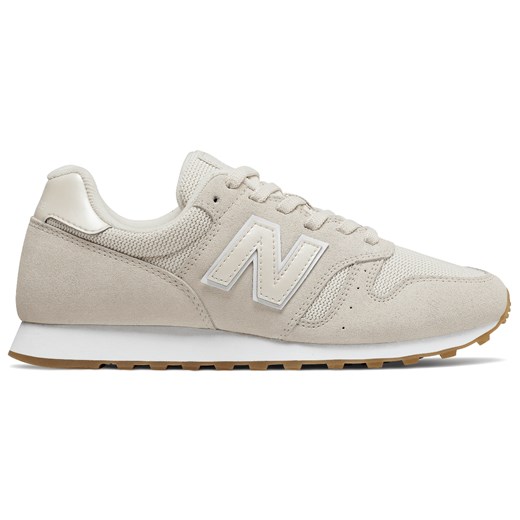 Buty sportowe damskie New Balance w stylu casual zamszowe gładkie 