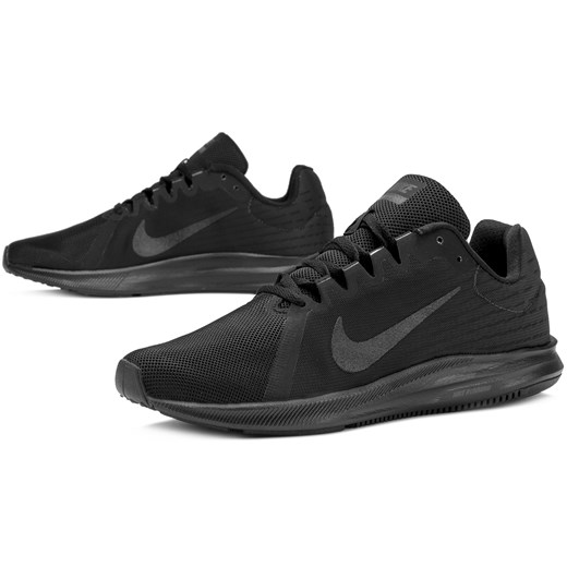 Buty sportowe męskie Nike downshifter czarne sznurowane 