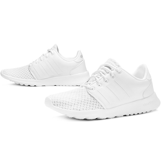 Buty sportowe damskie białe Adidas cloudfoam płaskie 