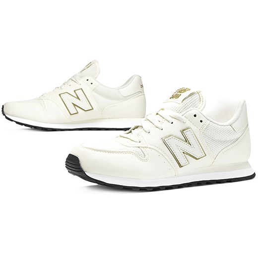 New Balance buty sportowe damskie w stylu casual białe 