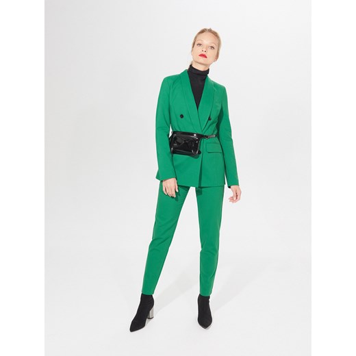 Spodnie damskie Mohito zielone casual 