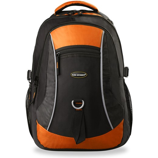 Plecak bag street do szkoły pracy dla aktywnych pomarańczowo-czarny