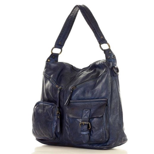 Shopper bag Merg bez dodatków na ramię mieszcząca a6
