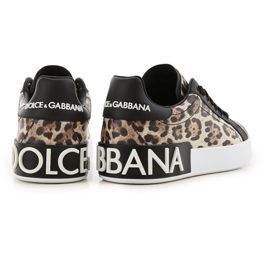 Dolce & Gabbana Trampki dla Kobiet Na Wyprzedaży w Dziale Outlet, panterkowy, Skóra, 2021, 36 39