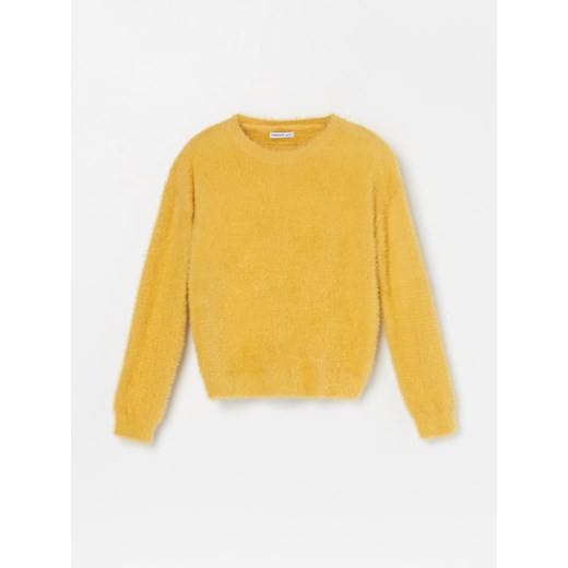 Reserved - Pluszowy sweter - Żółty  Reserved 122 