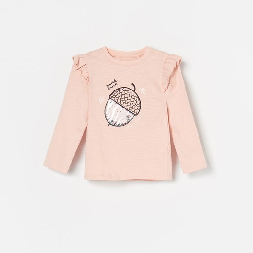 Odzież dla niemowląt Reserved różowa z aplikacją 