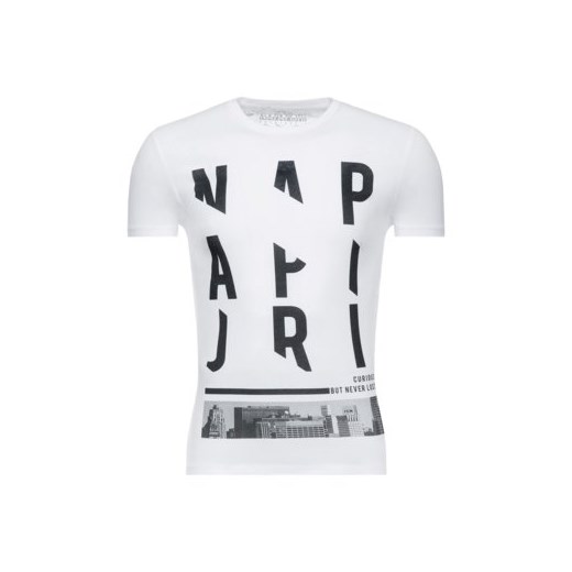 T-shirt męski biały Napapijri 