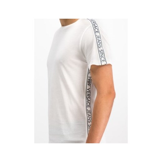 T-shirt męski Versace Jeans z krótkim rękawem bez wzorów 