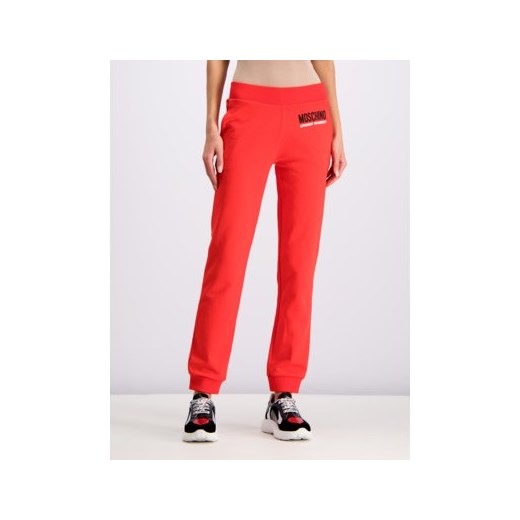 Moschino Underwear & Swim Spodnie dresowe A4206 9029 Czerwony Regular Fit