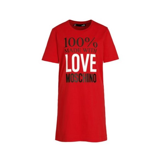 Sukienka Love Moschino czerwona sportowa 