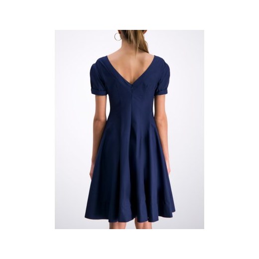 Niebieska sukienka Iblues z krótkim rękawem mini elegancka 