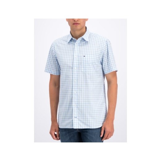 Tommy Hilfiger Koszula Classic Gingham Shirt MW0MW10915 Niebieski Regular Fit