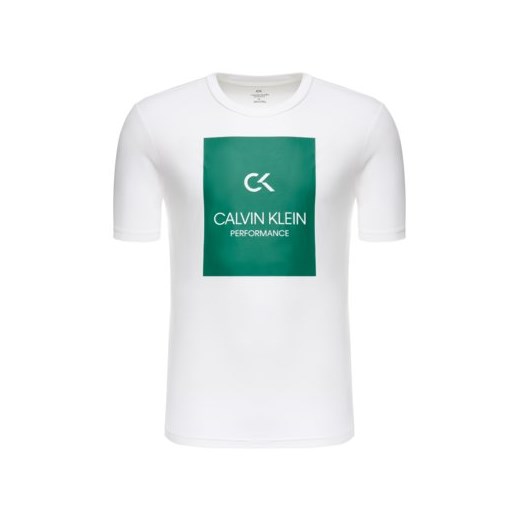 Calvin Klein Performance T-Shirt 00GMS9K221 Biały Regular Fit
