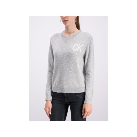 Sweter damski Calvin Klein z okrągłym dekoltem 