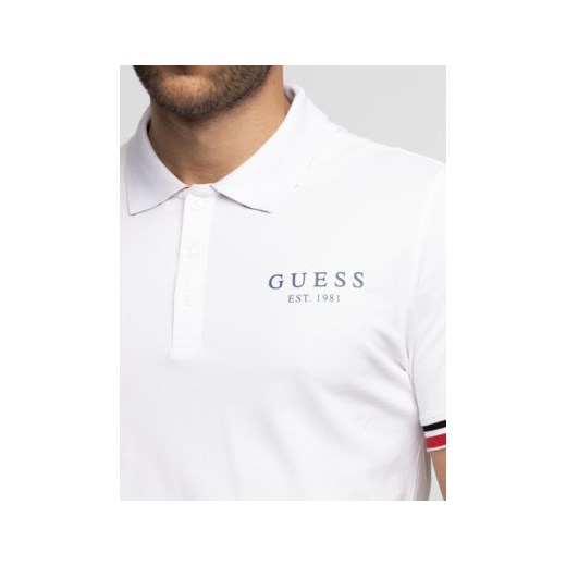 T-shirt męski Guess z krótkimi rękawami bez wzorów 