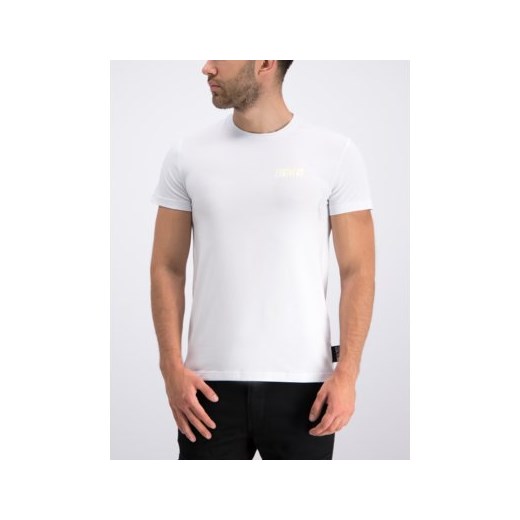T-shirt męski Versace Jeans biały z krótkim rękawem 
