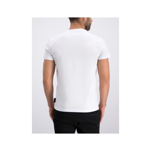 Versace Jeans t-shirt męski biały z krótkim rękawem 