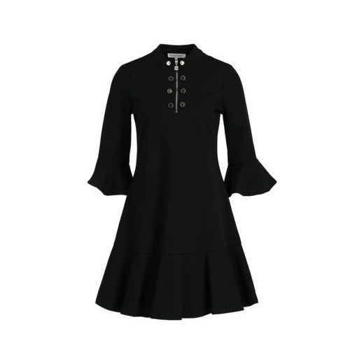 Czarna sukienka SILVIAN HEACH gładka na sylwestra casual 