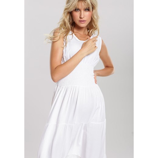 Biała Sukienka Lava Of Beauty Renee  L/XL promocja Renee odzież 