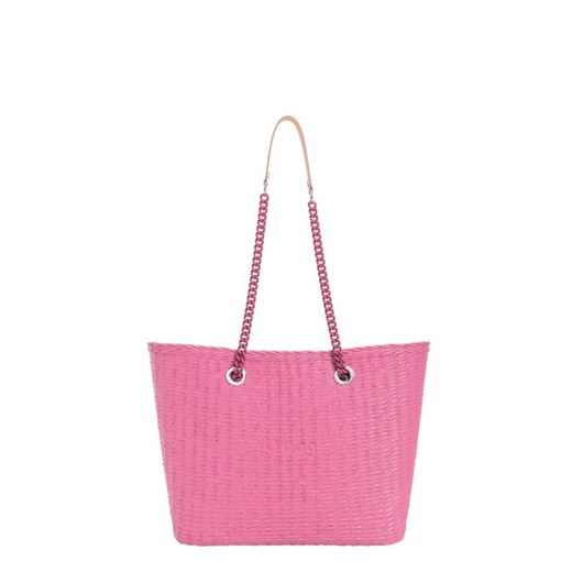 O bag torebka URBAN MINI Pink z różowymi uchwytami łańcuszkowymi  O Bag  Differenta.pl