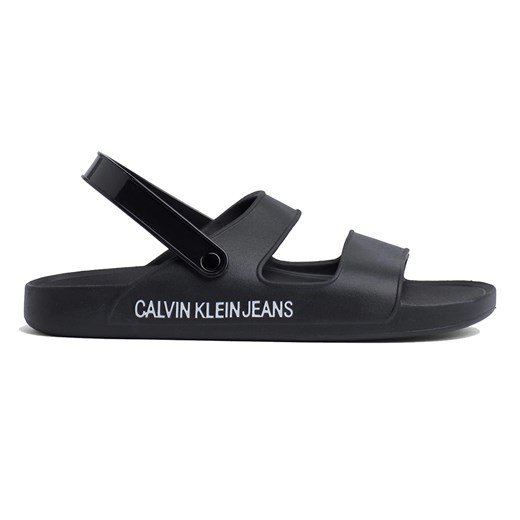 Sandały damskie Calvin Klein letnie bez obcasa sportowe bez wzorów 