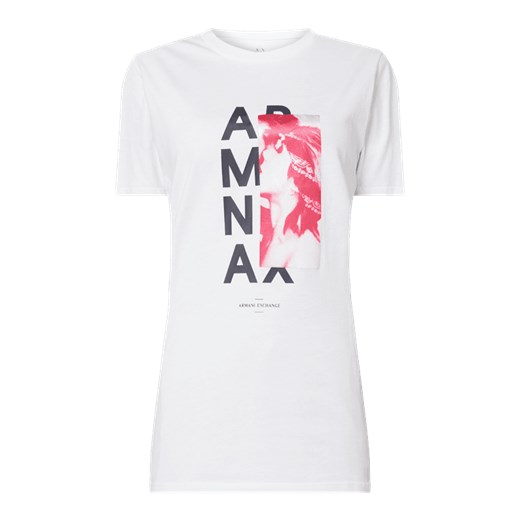 T-shirt z nadrukiem z logo Armani  M Peek&Cloppenburg 