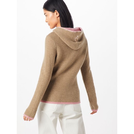 Sweter damski Lieblingsstück z kapturem casual bez wzorów 