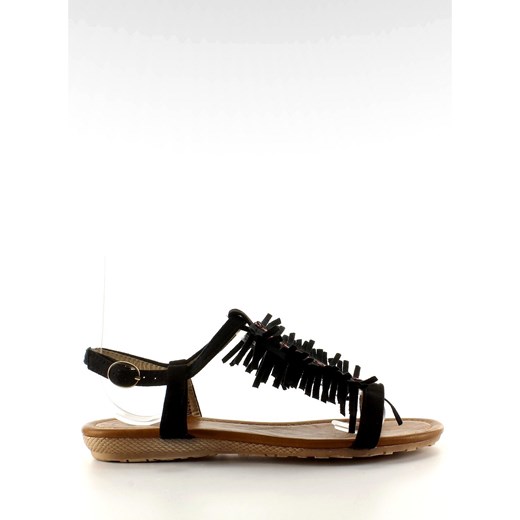 Sandały damskie Buty Butymodne bez wzorów z klamrą ze skóry ekologicznej płaskie 