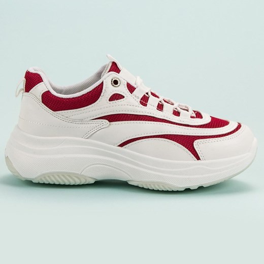 Biało-czerwone Sneakersy