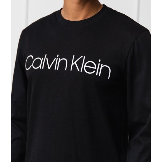 T-shirt męski Calvin Klein czarny z długim rękawem 