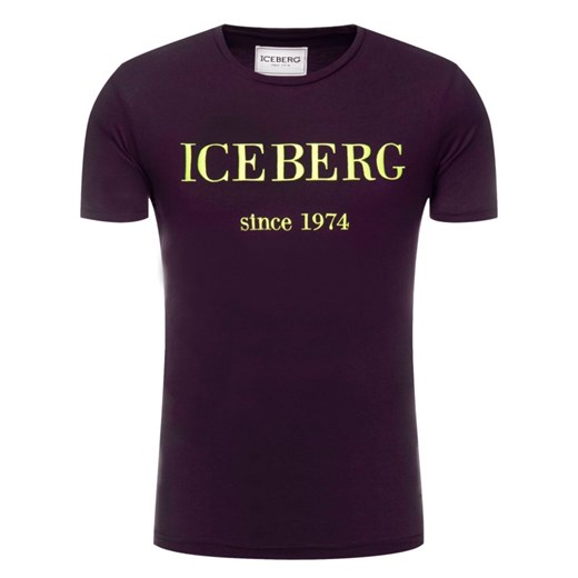 T-shirt męski Iceberg z krótkimi rękawami 