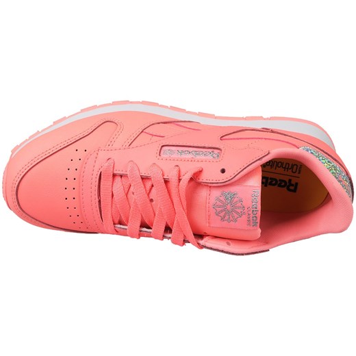 Buty sportowe dziecięce Reebok różowe wiązane 