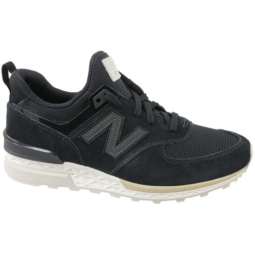 Czarne buty sportowe męskie New Balance new 575 skórzane 